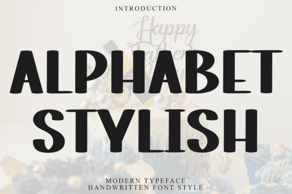 Alphabet Stylish for Modern Editorial Design