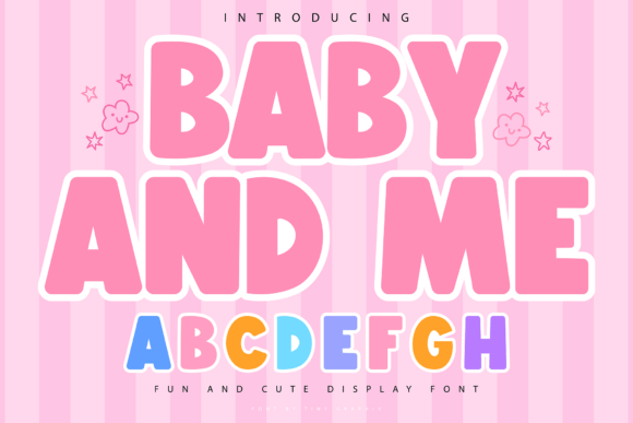 Baby and Me Font for Playful Branding and Display Needs