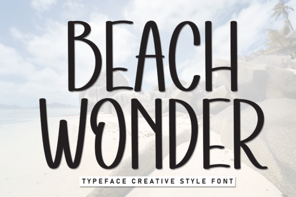 Beach Wonder: A Font That Elevates Branding with Simplicity