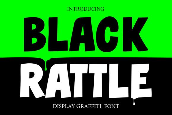 Black Rattle Font for Bold Editorial Design