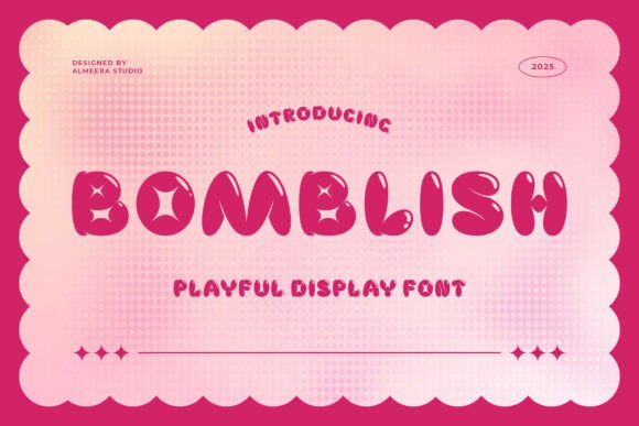 Bomblish: A Playful Font for Creative Product Design