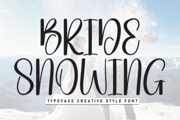 Bride Snowing Font for Elegant Editorial Design