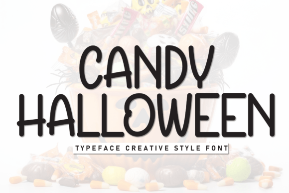 Candy Halloween Font for Friendly Branding Projects