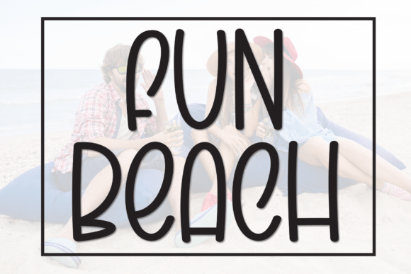 Fun Beach Font for Handmade Creations and More