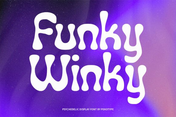 Funky Winky – A Groovy Display Font for Bold Design