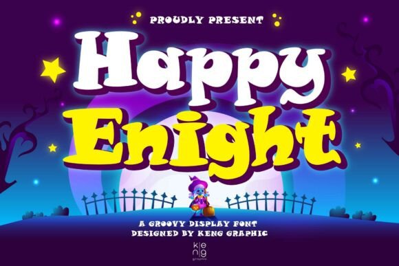 Happy Enight Font for Bold and Creative Editorial Design