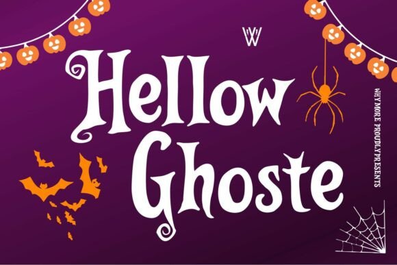 Hellow Ghoste: A Bold Display Font for Editorial Design and Branding
