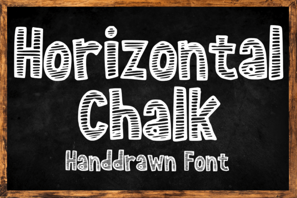 Horizontal Chalk: A Creative Font for Dynamic Digital Campaigns