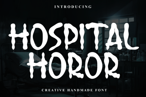Hospital Horor Font for Handmade Creations and Shop Branding
