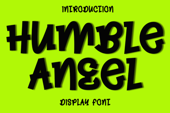 Humble Angel Font for Handmade Creations