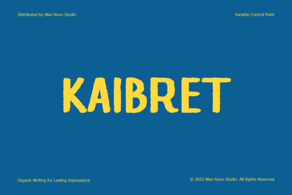 Kaibret Font Adds Charm to Digital Campaigns