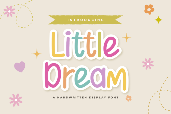 Littledream: A Playful Display Font for Creative Projects