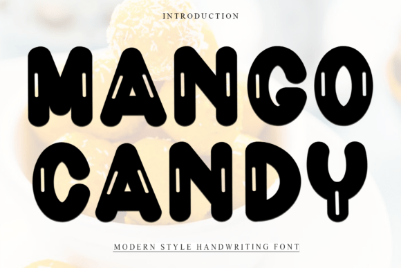 Mango Candy Font for Eye-Catching Editorial Design