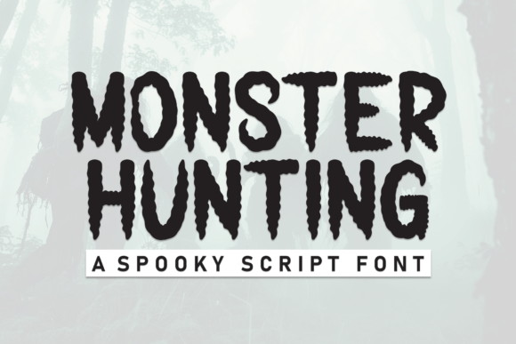 Monster Hunting: A Friendly Display Font for Modern Branding