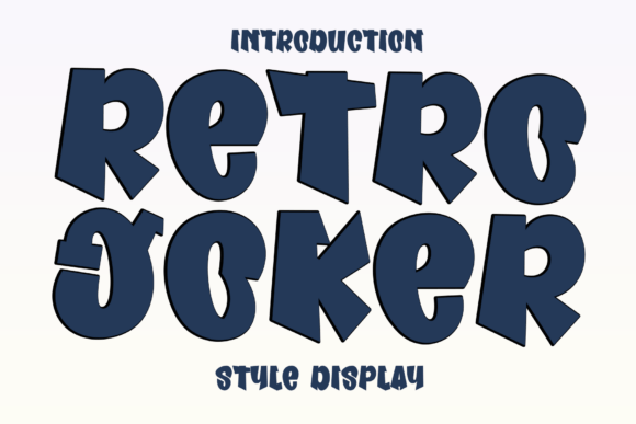 Retro Joker Font for Modern Branding and Design