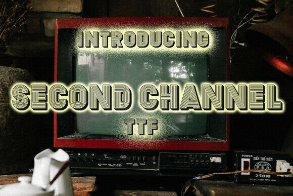 Secondchannel: A Retro-Futuristic Display Font for Editorial Projects