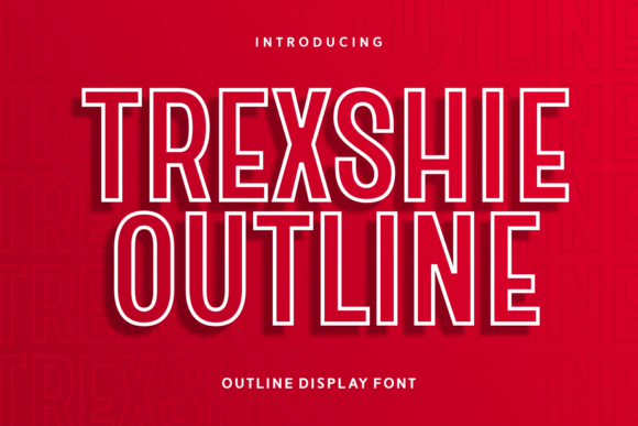 Trexshie Outline for Professional Branding and Modern Typography