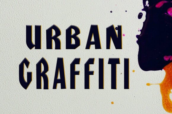 Urbangraffiti Display Font for Bold Digital Design
