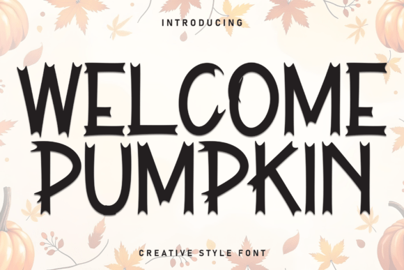 Welcome Pumpkin: A Friendly Display Font for Clear Campaign Messaging